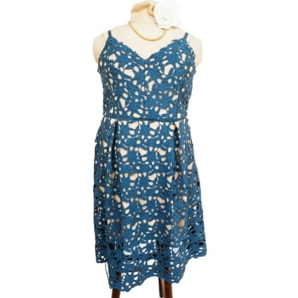 City Chic Lace Teal Sexy Dress NWT Hot Date Night